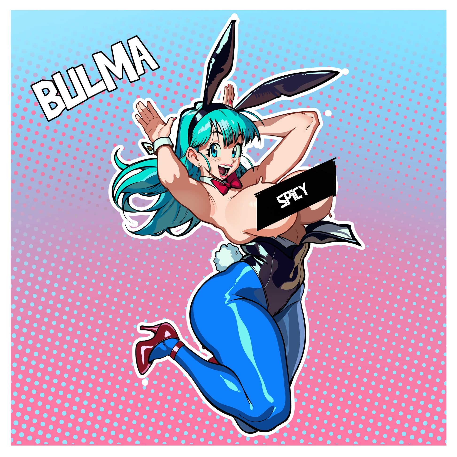 Bulma Bunny Suit Sticker