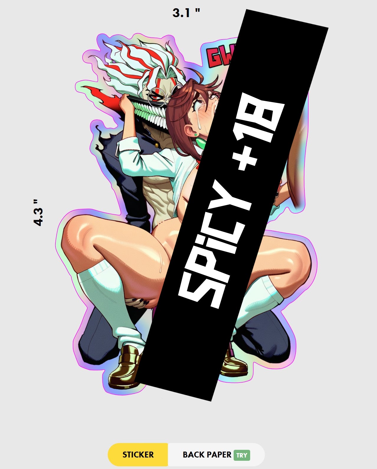 Dandadan Sticker +18