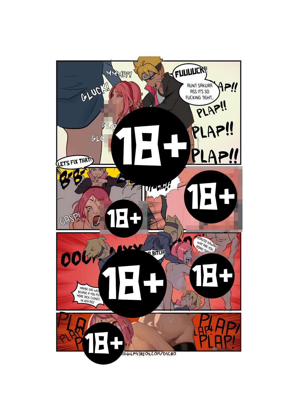 Full Colored Comic Page