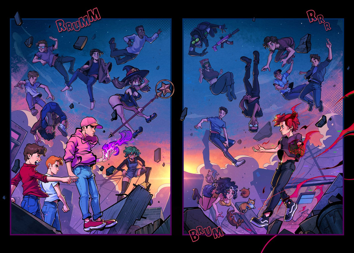 Out of Place comic art